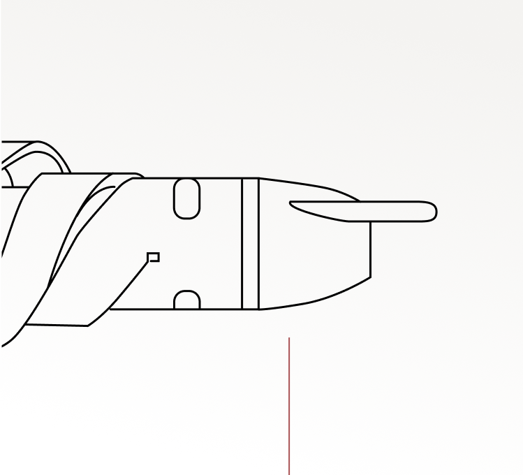 Diagram illustrating the Santreva-ATK's torpedo-shaped tip, which traumatically traverses and compresses plaque laterally against the vessel wall, enabling wire-free intraplaque crossing and one-step vessel preparation.